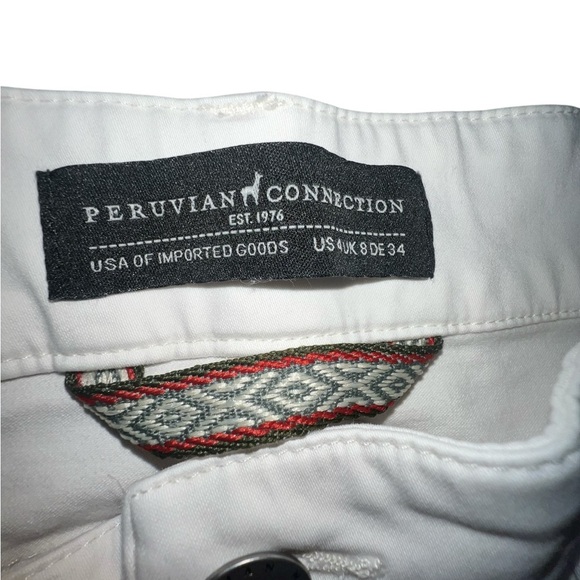 Peruvian Connection Ryder Pants Cream Size 4 - Picture 10 of 10